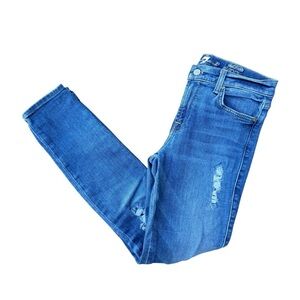 7 For All Man Kind The Ankle Skinny Jeans Size 28